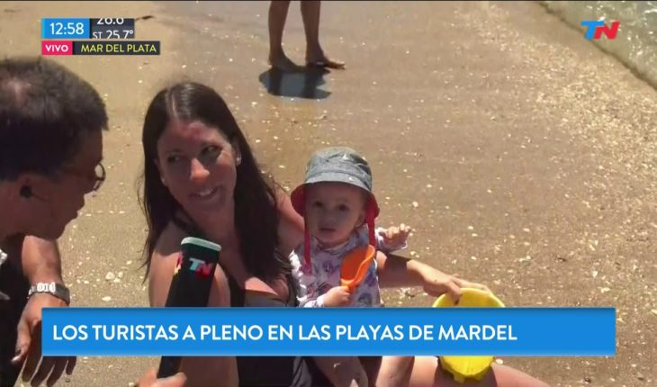 Video: El verano en Mar del Plata: las playas a pleno