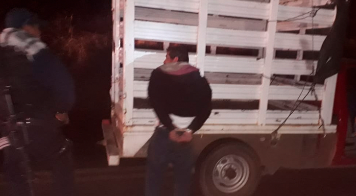 After Chase police captured an alleged robacoches in Zamora, Michoacán
