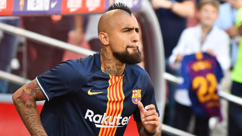 Copa del Rey: Arturo Vidal looks out as owner in the Barça to Sevilla visit