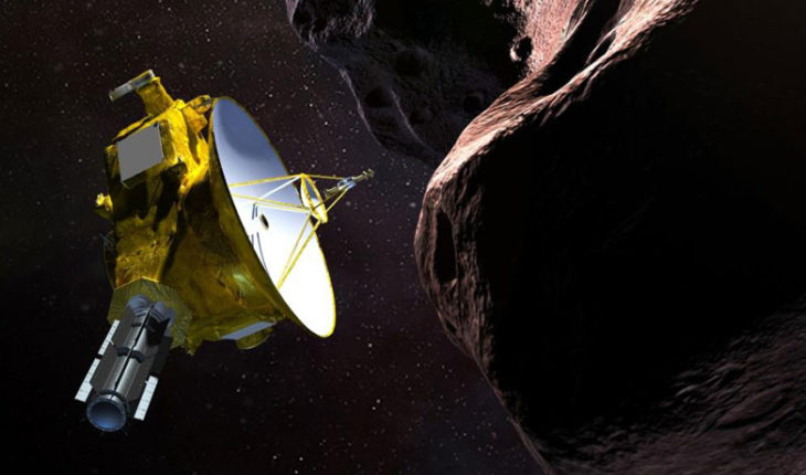 translated from Spanish: NASA confirmed that the New Horizons craft overflew the farthest object in aerospace history