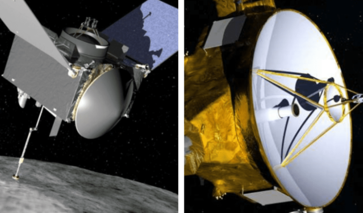 translated from Spanish: NASA probe enters the orbit of a small asteroid