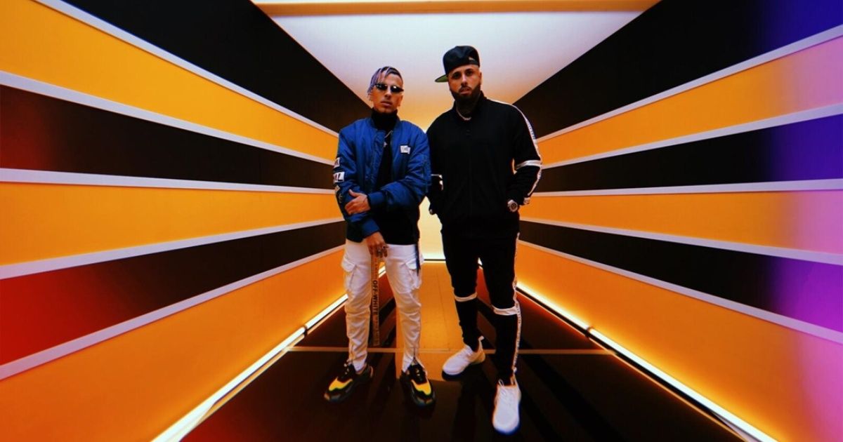 Rauw Alejandro premiered "That give" together to Nicky Jam