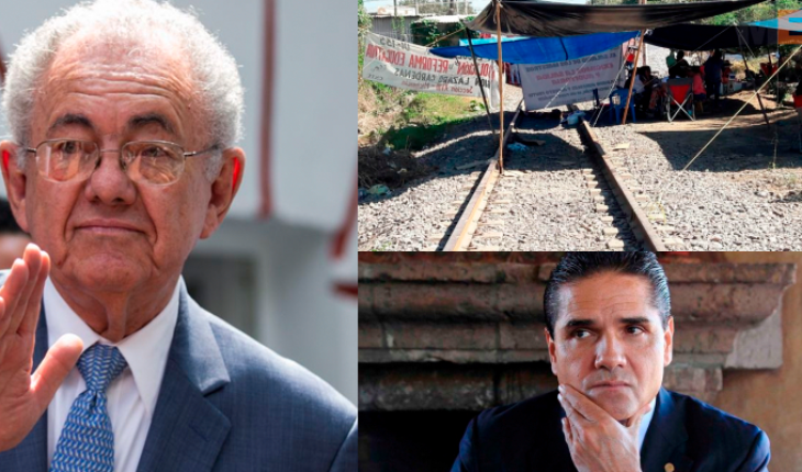 translated from Spanish: Secretary of communications and transport said, railways release corresponds to the Government of Michoacan