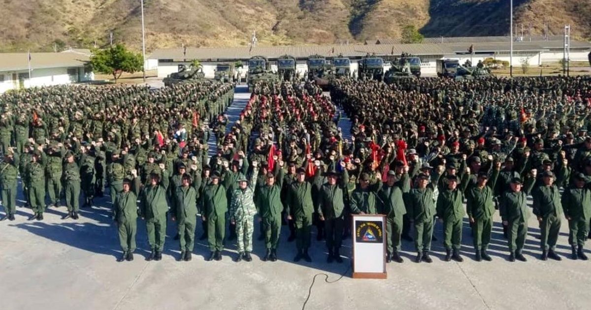 Strong support from Venezuelan military to Maduro