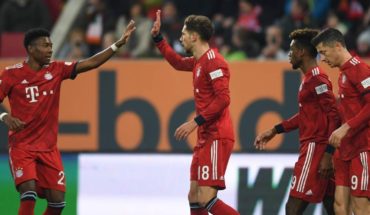 Bayern Múnich sufre para vencer en Augsburgo