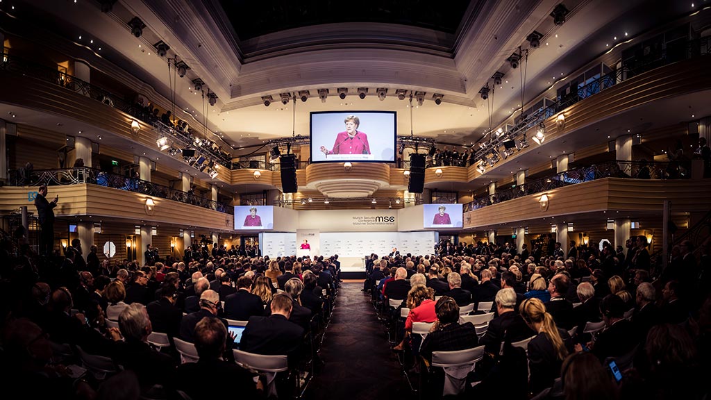 Angela Merkel, canciller Federal de Alemania, durante su discurso en la Conferencia de Seguridad de Múnich (16/2/2019). Foto: MSC / Kuhlmann (CC BY 3.0). Blog Elcano