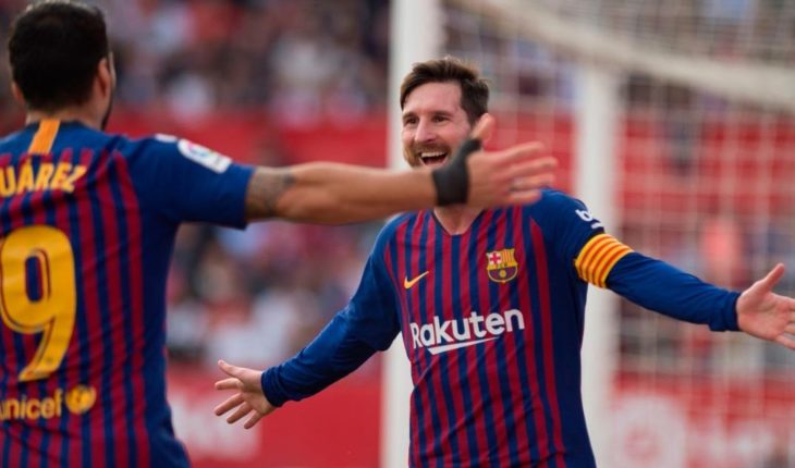 El Barça gana en Sevilla con otro recital de Lionel Messi