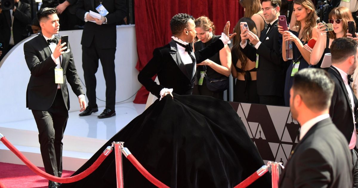 El vestido negro del actor Billy Porter en los Oscar 2019