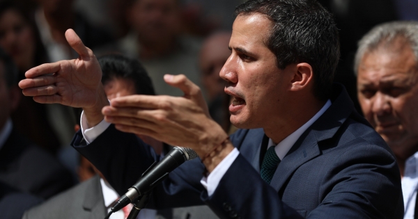 La frase más polémica de Juan Guaidó: no descarta una intervención militar de Estados Unidos