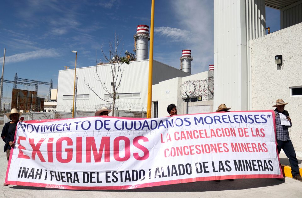 Marchan contra consulta sobre termoeléctrica en Huexca