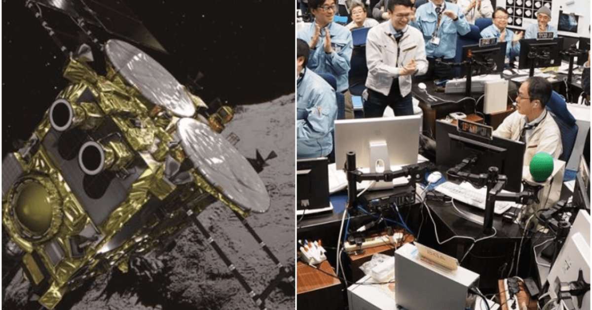 Nave espacial japonesa aterriza sobre asteroide lejano