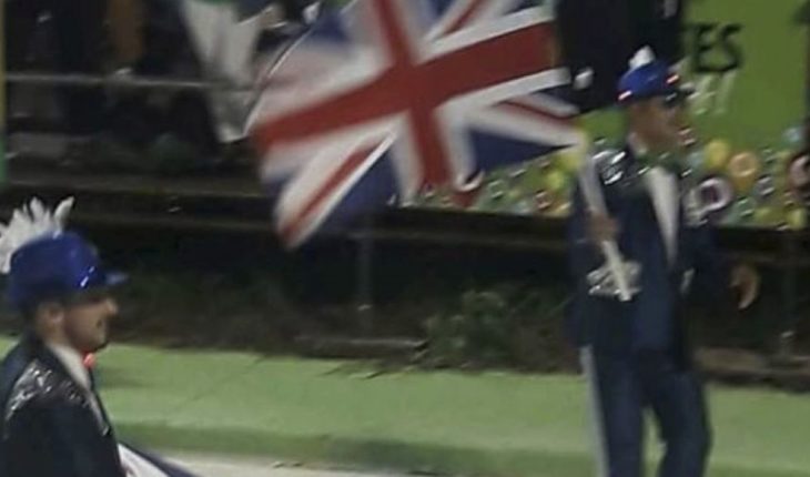 Polémica en el Carnaval de Corrientes: exhibieron banderas británicas