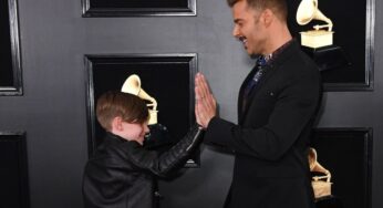 Ricky Martin y su hijo Matteo enamoran en los Grammy (VIDEO)