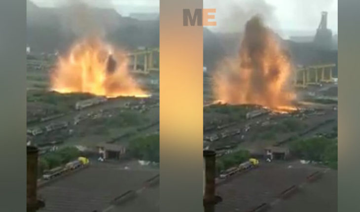 Se registra una fuerte explosión en ArcelorMittal, en Lázaro Cárdenas, sólo un choque térmico sin víctimas ni daños, afirma la empresa
