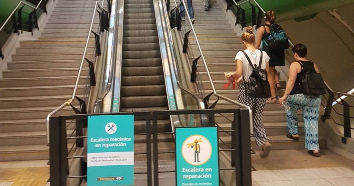 Subte: se podrá viajar gratis cuando no funcionen escaleras ni ascensores