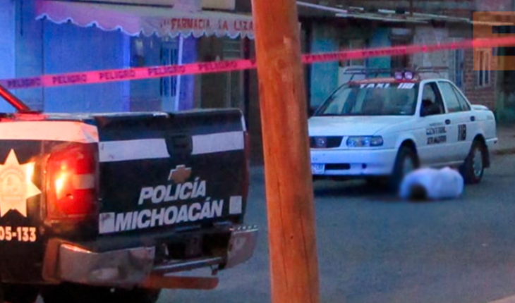 Sujetos armados asesinan a taxista en Zamora, Michoacán