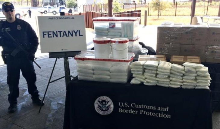 translated from Spanish: Authorities seize drugs on the street value of 2mdd in Arizona