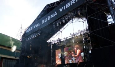 translated from Spanish: Calor, música y reclamos sociales: así se vivió el Festival Buena Vibra