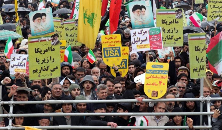 translated from Spanish: ‘Death to America’, Korean Iranians on anniversary of Islamic revolution Tehran