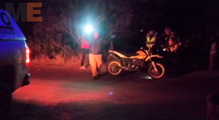 Derrapa su motocicleta y fallece en Tarímbaro, Michoacán