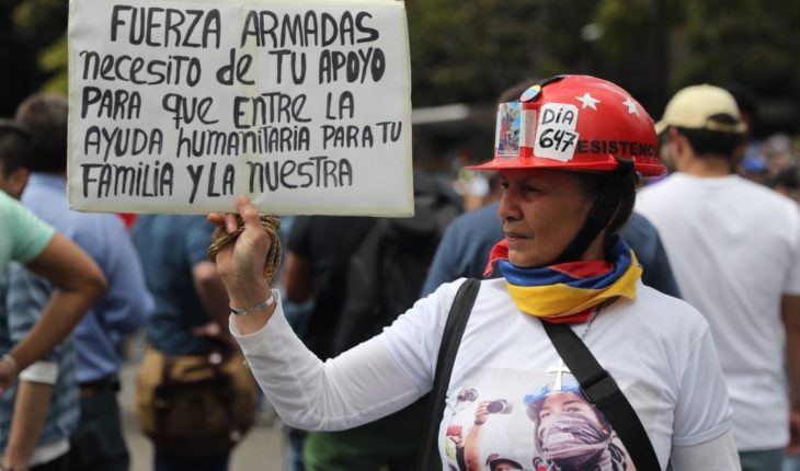 translated from Spanish: EU will send humanitarian aid to Venezuela