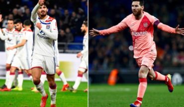 translated from Spanish: El Barcelona se mide al Lyon con la presión de ganar la Champions League