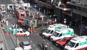 translated from Spanish: Fire at a hotel in downtown Buenos Aires: killed two women