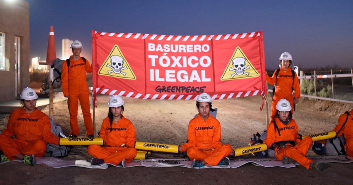 Greenpeace reclama a las petroleras que dejen de contaminar la Patagonia