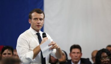 translated from Spanish: Macron seems to regain support after protests
