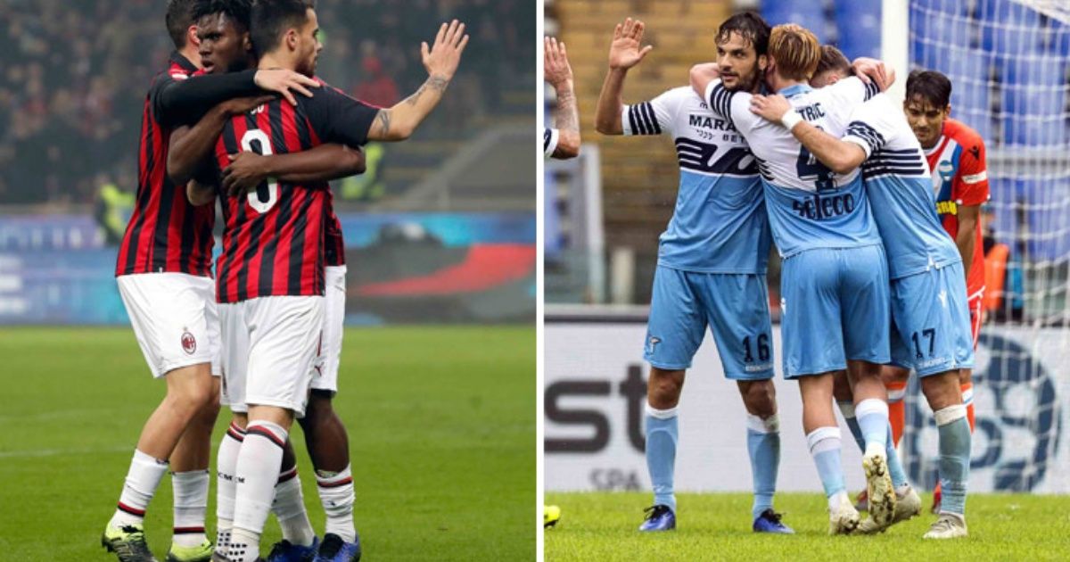Milan y Lazio buscan tomar ventaja en semifinales de la Copa de Italia