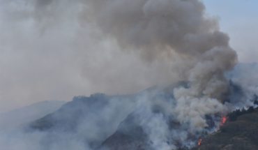 translated from Spanish: Onemi: 15 incendios forestales activos y hay Alertas Rojas en Valparaíso y Aysén