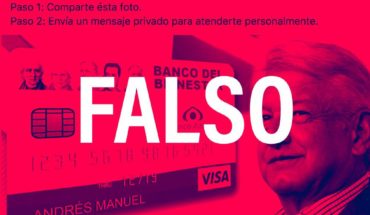 translated from Spanish: Page gives false information about social programs