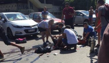 translated from Spanish: Rags in Palermo fight: one was stabbed and serious
