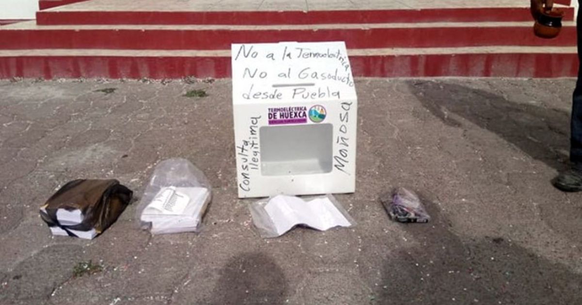 También vandalizan consulta ciudadana en Puebla