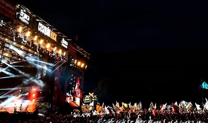 translated from Spanish: The trap and the FMS made their debut at the Cosquin Rock