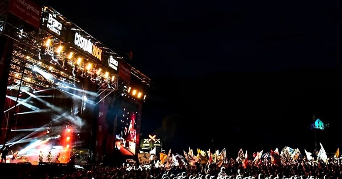 The trap and the FMS made their debut at the Cosquin Rock