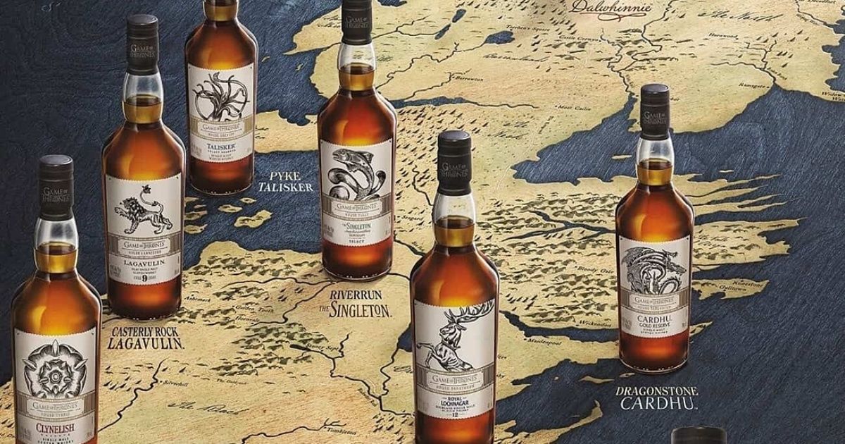 Whisky is coming: Diageo y HBO crean botellas especiales de Game of Thrones
