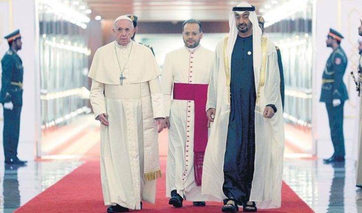 ¿Cuál es la agenda del Papa Francisco en los Emiratos Árabes Unidos?