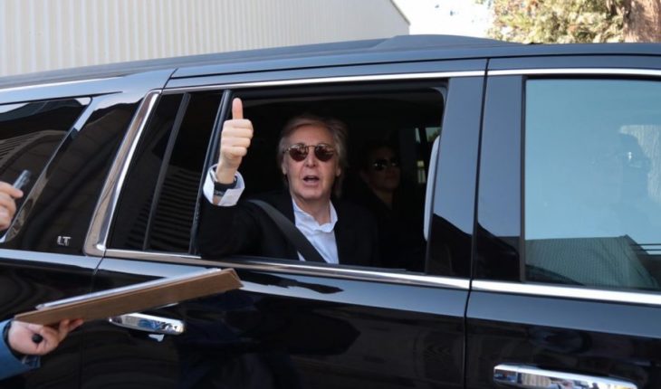 Así fue la llegada de Paul McCartney a Chile