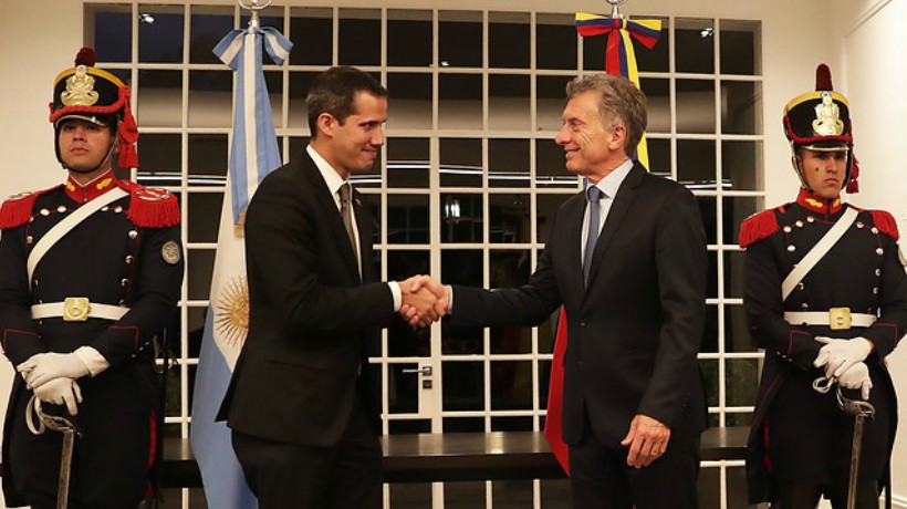 Guaidó aseguró que su reunión con Macri en Argentina fue "excelente"