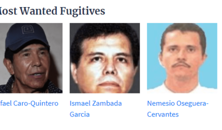 La jugosa recompensa de la DEA por El Mayo, Caro Quintero y El Mencho