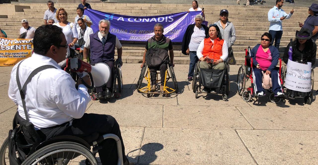 Personas con discapacidad exigen a AMLO un registro nacional y representatividad en el gobierno