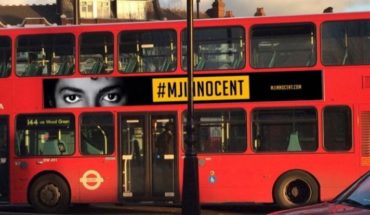 Propaganda a favor de Michael Jackson aparece en buses de Londres