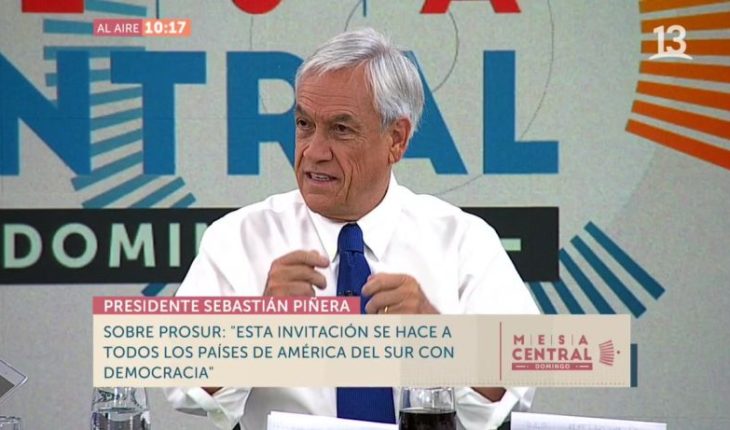 Sebastián Piñera sobre la ausencia de Guaidó en cumbre Prosur: “No la queríamos ‘venezualizar'”