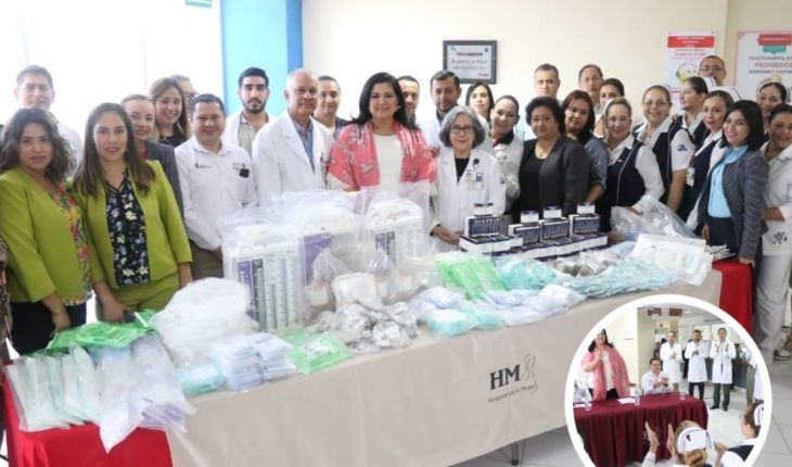 Seguro Popular cumple a sus afiliados al entregar insumos médicos al Hospital de la Mujer