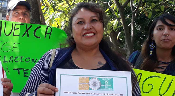 Teresa Castellanos, opositora a la termoeléctrica de Huexca, gana premio de derechos humanos