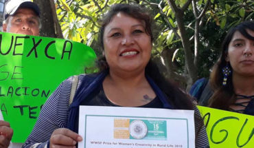 Teresa Castellanos, opositora a la termoeléctrica de Huexca, gana premio de derechos humanos