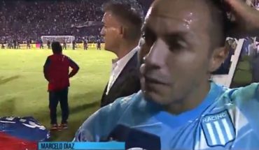 [VIDEO] Díaz habló tras coronarse campeón de la Superliga argentina con Racing