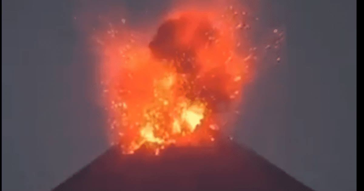 Video: Así se vivió la más reciente explosión del volcán Popocatépetl