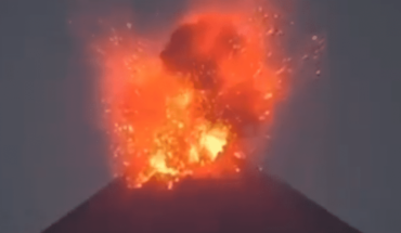 Video: Así se vivió la más reciente explosión del volcán Popocatépetl